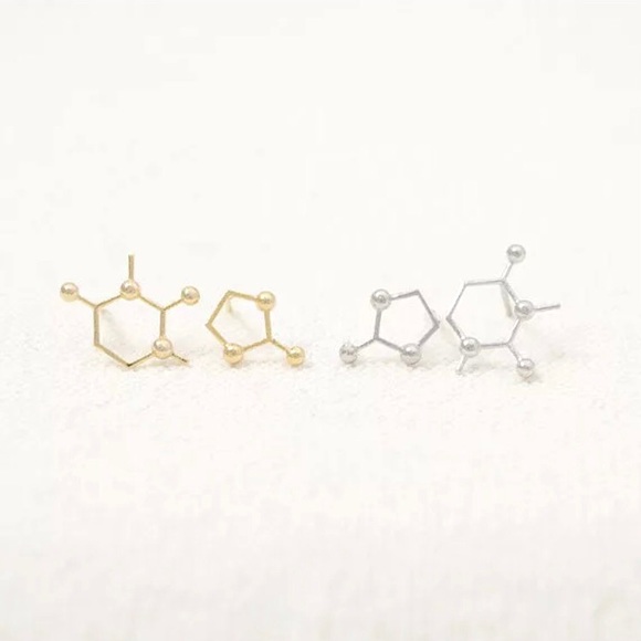 “Espresso Yourself” Coffee Caffeine Molecule Ear - Picture 4 of 14